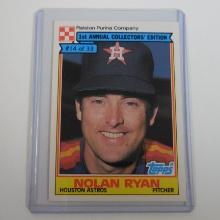 1984 TOPPS PURINA NOLAN RYAN HOUSTON ASTROS