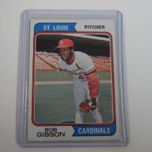 1974 TOPPS BASEBALL #350 BOB GIBSON ST LOUIS CARDINALS