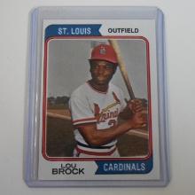 1974 TOPPS BASEBALL #60 LOU BROCK ST LOUIS CARDINALS