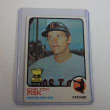 1973 TOPPS BASEBALL #193 CARLTON FISK RED SOX TOPPS ALL STAR ROOKIE CARD