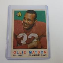 1959 TOPPS FOOTBALL #50 OLLIE MATSON LOS ANGELES RAMS