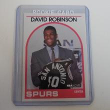 1989-90 NBA HOOPS DAVID ROBINSON ROOKIE CARD SPURS HOF