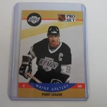 1990-91 PRO SET HOCKEY WAYNE GRETZKY POINT LEADER