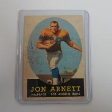 1958 TOPPS FOOTBALL #20 JON ARNETT ROOKIE CARD