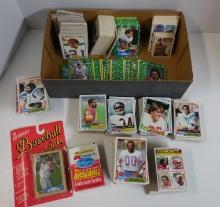 LARGE SHOEBOX SPORTS CARD COLLECTION LOADED WITH STARS AND HOFERS MUST SEE