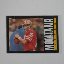 1985 TOPPS FOOTBALL JOE MONTANA 49ERS VERY NICE