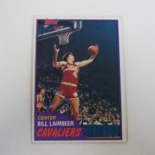 1981-82 TOPPS BASKETBALL #74 BILL LAIMBEER ROOKIE CARD CAVALIERS