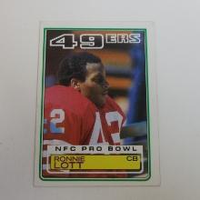 1983 TOPPS FOOTBALL #168 RONNIE LOTT 49ERS