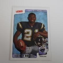 2001 UPPER DECK VICTORY LADAINIAN TOMLINSON ROOKIE CARD CHARGERS HOF