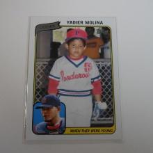 2010 TOPPS YADIER MOLINA WHEN THEY WERE YOUNG CARDINALS