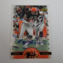 2005 UD LEGENDS OZZIE NEWSOME LEGENDARY SIGNATURES AUTOGRAPH BROWNS