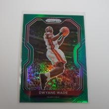 2020-21 PANINI PRIZM DWYANE WADE GREEN PRIZM MIAMI HEAT