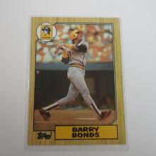 1987 TOPPS BARRY BONDS ROOKIE CARD PIRATES GIANTS RC