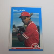 1987 FLEER BASEBALL BARRY LARKIN ROOKIE CARD HOF RC