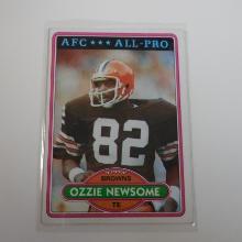 1980 TOPPS FOOTBALL OZZIE NEWSOME CLEVELAND BROWNS 2ND YEAR