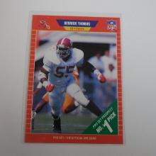 1989 PRO SET FOOTBALL DERRICK THOMAS ROOKIE CARD HOF RC