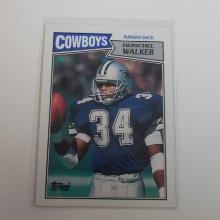 1987 TOPPS FOOTBALL HERSCHEL WALKER ROOKIE CARD COWBOYS