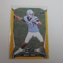 2023 LEAF DRAFT DRAKE MAYE GOLD BORDER ROOKIE CARD