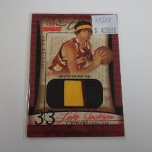 2004-05 FLEER THROWBACKS LUKE JACKSON 2 COLOR PATCH #D 17/25