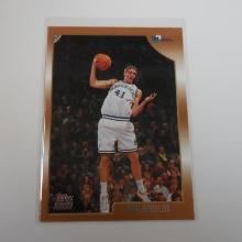 1998-99 TOPPS BASKETBALL DIRK NOWITZKI ROOKIE CARD MAVERICKS HOF