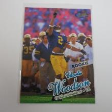 1998 FLEER ULTRA CHARLES WOODSON ROOKIE CARD HOF