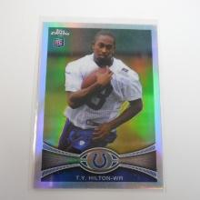 2012 TOPPS CHROME T.Y. HILTON REFRACTOR ROOKIE CARD COLTS