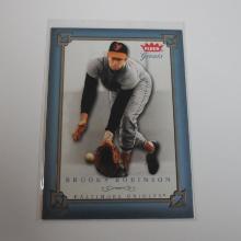 2004 FLEER GREATS OF THE GAME BROOKS ROBINSON BLUE #D 233/500 ORIOLES