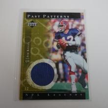 2001 UPPER DECK LEGENDS JIM KELLY GAME USED JERSEY CARD