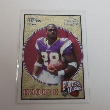 2007 UPPER DECK FOOTBALL HEROES ADRIAN PETERSON ROOKIE CARD VIKINGS