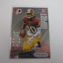 2012 PANINI PRIZM ROBERT GRIFFIN III ROOKIE IMPACT CARD REDSKINS