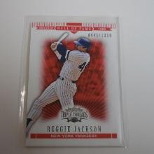 2007 TOPPS TRIPLE THREADS REGGIE JACKSON RED #D 0445/1350