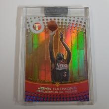 2002-03 TOPPS PRISTINE JOHN SALMONS REFRACTOR ROOKIE CARD #D 068/499 BOX TOPPER