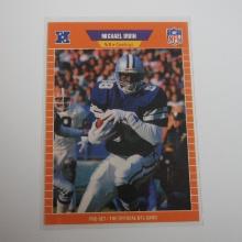 1989 PRO SET FOOTBALL MICHAEL IRVIN ROOKIE CARD COWBOYS