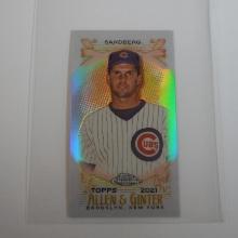 2021 TOPPS CHROME ALLEN AND GINTER MINI RYNE SANDBERG REFRACTOR