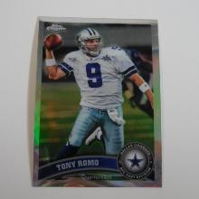 2011 TOPPS CHROME TONY ROMO REFRACTOR CARD DALLAS COWBOYS