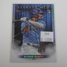 2022 TOPPS BASEBALL WANDER FRANCO STARS OF THE MLB HOLO ROOKIE CARD