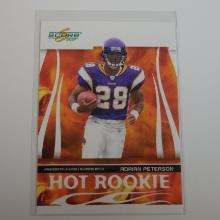 2007 SCORE FOOTBALL ADRIAN PETERSON HOT ROOKIES ROOKIE CARD VIKINGS