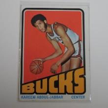 1972-73 TOPPS BASKETBALL #100 KAREEM ABDUL JABBAR MILWAUKEE BUCKS VINTAGE