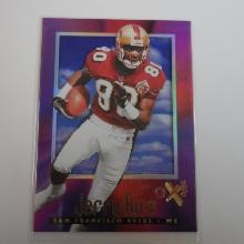 1997 SKYBOX EX-2000 JERRY RICE ACETATE HOLOFOIL 49ERS