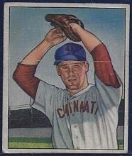 1950 Bowman #27 Herman Wehmeier Cincinnati Reds