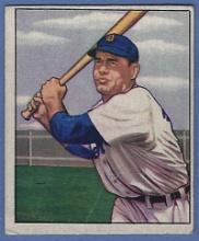 1950 Bowman #211 Charlie Keller Detroit Tigers