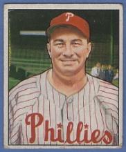 1950 Bowman #225 Eddie Sawyer Philadelphia Phillies