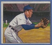 1950 Bowman #240 Eddie Lake Detroit Tigers