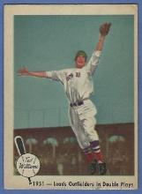 1959 Fleer Ted Williams #43 Leads Outfielders In Double Plays