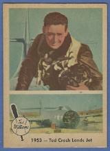 1959 Fleer Ted Williams #47 Ted Crash Lands Jet