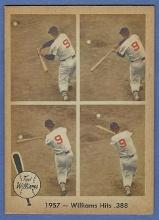 1959 Fleer Ted Williams #58 Williams Hits .388