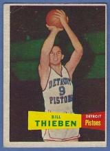 1957-58 Topps #20 Bill Thieben Detroit Pistons