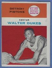 1961-62 Fleer #11 Walter Dukes Detroit Pistons