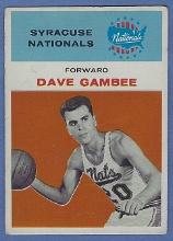 1961-62 Fleer #13 Dave Gambee Syracuse Nationals