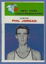 1961-62 Fleer #24 Phil Jordan New York Knicks Knickerbockers